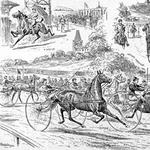 Trotting Races at Alexandra Park, London, 1890