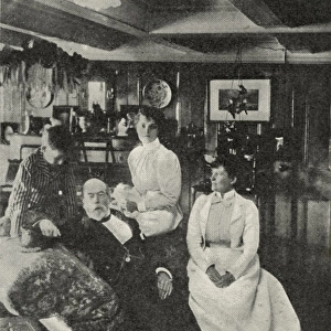 TS Exmouth - Captain W. S. Bourchier and family