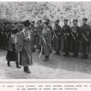 Tsar Inspecting Cossacks