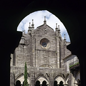 Tuis Cathedral. Galicia. Spain