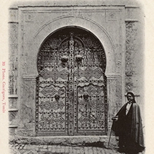 Tunis, Tunisia - Ornate Arab Doorway