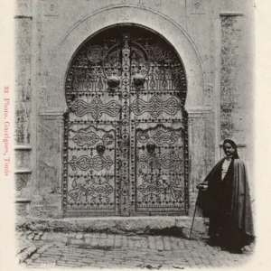 Tunis, Tunisia - Ornate Arab Doorway