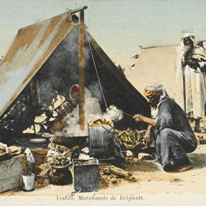Tunisia - Fritters sellers