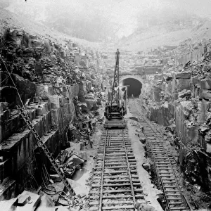 Tunnel construction, Great Western Railway, South Wales