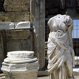 Turkey. Hierapolis. Roman statue. Woman. From theatre. 2nd C