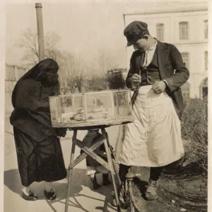 Turkey, Istanbul - Pide Seller