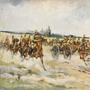 Turkish Artillery on the move