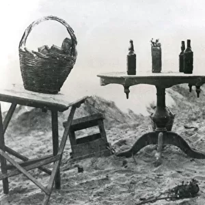 Turkish booby trap near Gaza, Palestine, WW1