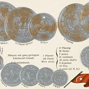 Turkish Coin Card - small denominations
