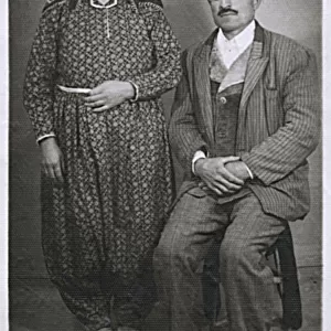 Turkish peasant couple - 1930s
