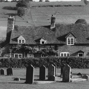 Turville village and windmill, Buckinghamshire