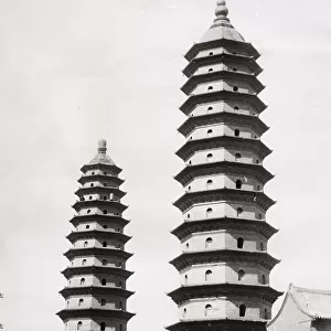 The Twin Pagoda Temple Taiyuan, Shanxi Province, China