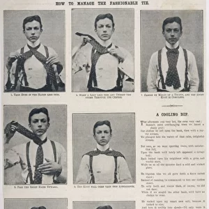 Tying an Ascot Tie 1906