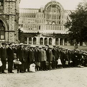 Tyneside naval recruits, Crystal Palace, SE London, WW1