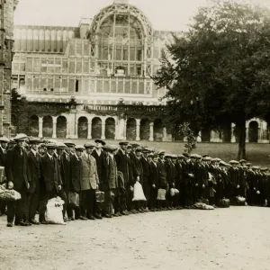 Tyneside naval recruits, Crystal Palace, SE London, WW1