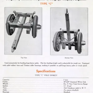 Type C Pole Dinkeys, top and bottom view