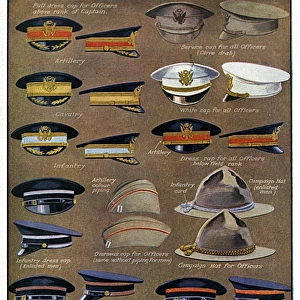 Types of American Army headgear, WW1