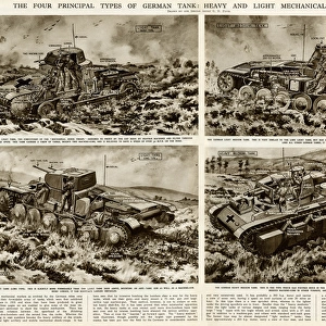 Types of German tank by G. H. Davis
