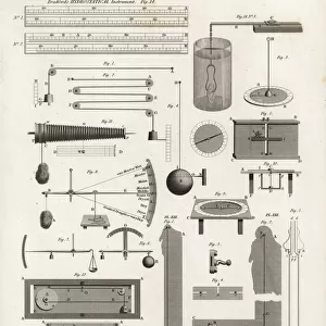 Types of hygrometers, 18th century, to measure