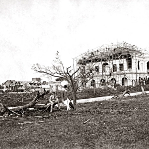 Typhoon damage, Canton (Guangzhou) China, 1878