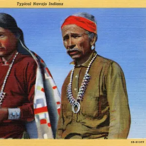 A Typical Navajo Indian Couple