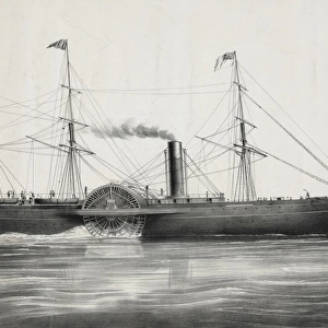 U. S. mail steam ship Baltic: Collins line. builders, hull by