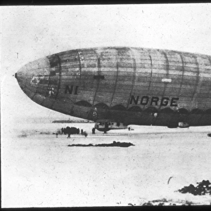 Umberto Nobiles Norge landing at Teller Alaska