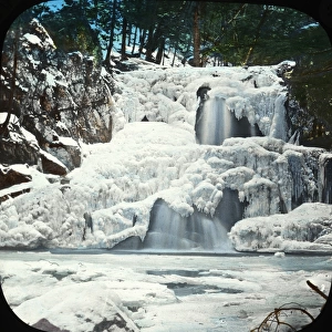Unattributed frozen waterfall - NY State, USA