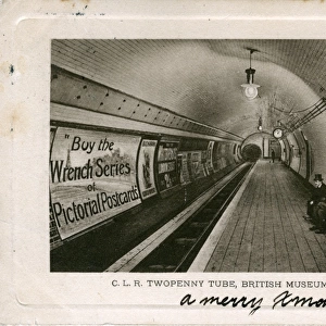 Underground Railway, British Museum Tube Station, Holborn