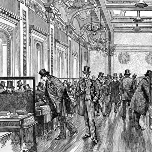 The Underwriting Room of Lloyds of London, 1886