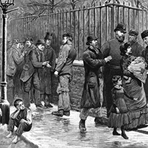 The unemployed in the East End, London