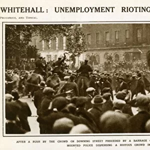 Unemployment rioting in Whithall