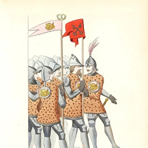 Uniforms of Italian soldiers, 14th century