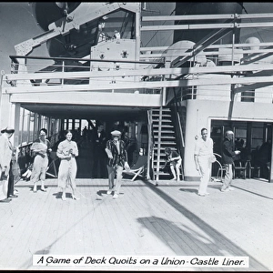 Union Castle Liner Deck