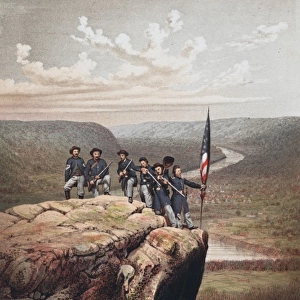 Union soldiers at Point Lookout, Tennessee