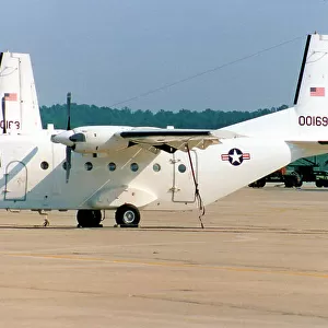 United States Army - CASA C-41A 90-0169 (msn 348, ex N218TA, CASA C-212-200 Aviocar), operated by US Army at Laguna AAF. Date: circa 2000