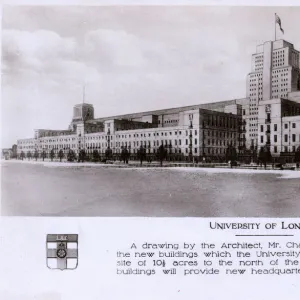University of London - Plans of the new buildings - Holden