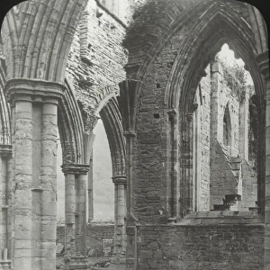 Unknown Abbey Ruins - Gothic Arches (interior)
