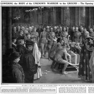 The Unknown Warrior Burial Service