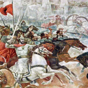 Uprising against the Ottoman Empire. Memorial wall dedicated