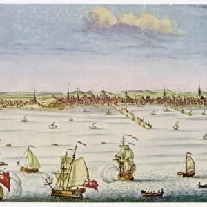 USA / Boston Harbour 1750