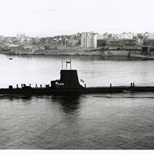 USS Sea Poacher, American submarine, Malta