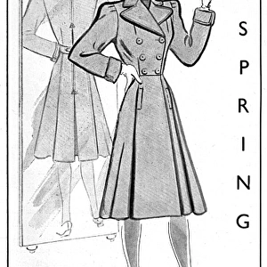 Utility travelling coat, 1941