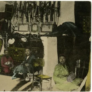 Uzbekistan - Tashkent - Saddler and his Shop