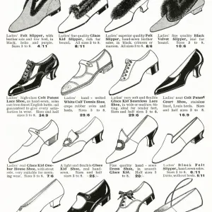 A Variety of womens shoes 1926