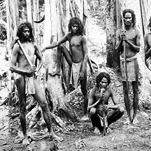 Veddahs, forest dwelling aborigines of Sri Lanka
