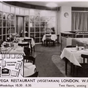 The Vega (Vegetarian) Restaurant, London WC2