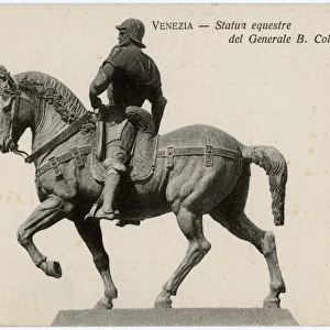 Venice, Italy - Equestrian Statue of General B. Colleoni