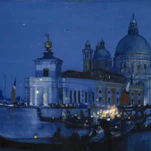 Venice, Santa Maria della Salute Night Venice, Santa Maria della Salute Night