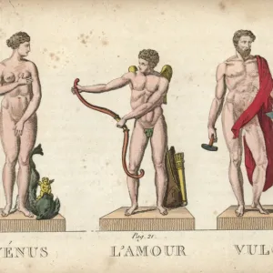 Venus, Cupid and Vulcan, Roman gods